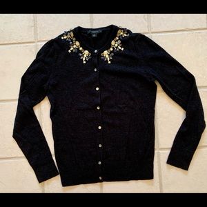 Ann Taylor embellished cardigan